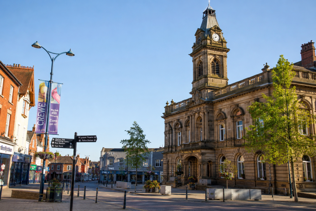 Image of Crewe, Cheshire town centre