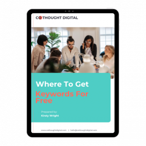 Image of 'Where to get keywords for free' a free guide